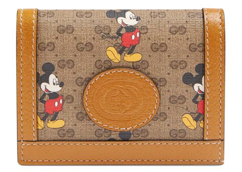 gucci mickey card case